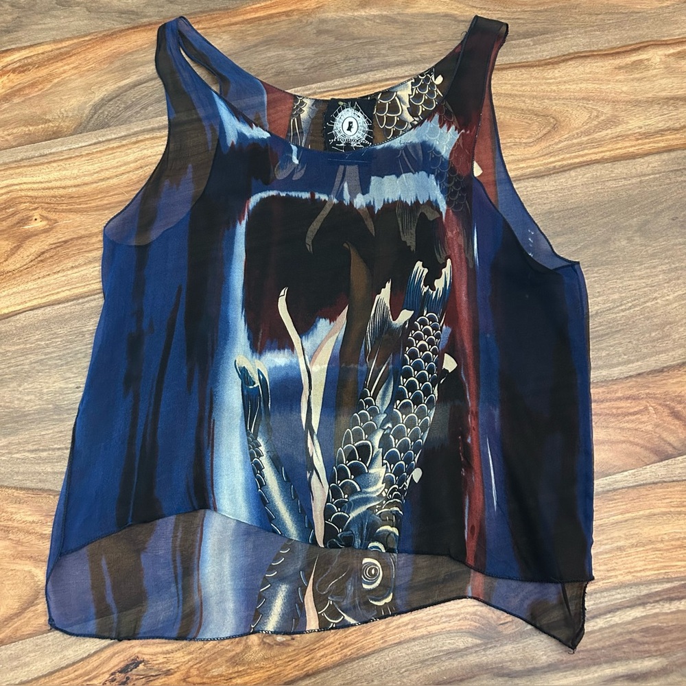 Sheer Floaty Tank Top